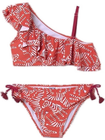 Mayoral Παιδικό Μαγιό Bikini Set για Κορίτσι Πορτοκαλί 24-06760-038