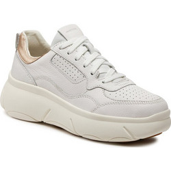 Geox Nebula 2.0 Γυναικεία Sneakers Εκρού D45NHB046NFC1000