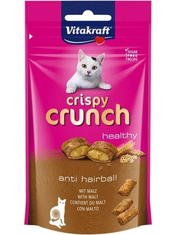 Vitakraft Crispy Crunch Anti Hairball with Poultry 60gr