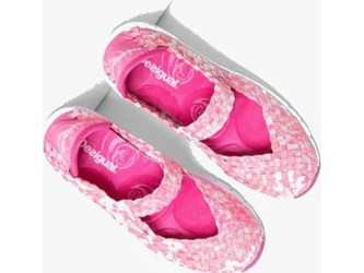 Desigual Παιδικές Μπαλαρίνες Πάνινες με Σκρατς Φούξια 61KT1C4-3009
