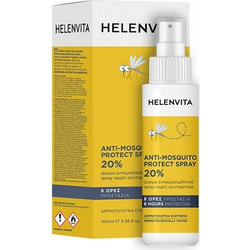 Helenvita Anti-Mosquito Protect 20% Εντομοαπωθητικό σε Spray 100ml