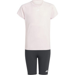 Adidas Παιδικό Σετ για Κορίτσι Καλοκαιρινό Nude Μαύρο IT0531
