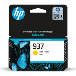 HP 937 Yellow Μελάνι Εκτυπωτή Inkjet 4S6W4NE
