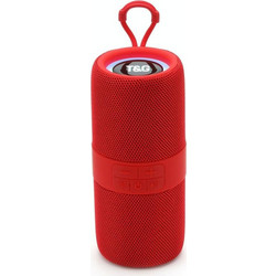 T&G TG-671 Ηχείο Bluetooth 5W με Ραδιόφωνο Κόκκινο