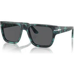 Persol PO3348S 1211B1 Ανδρικά Γυαλιά Ηλίου Τετράγωνα Κοκάλινα Μπλε με Μαύρο Polarized Φακό