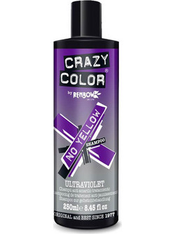 Crazy Color Ultra Violet No Yellow Σαμπουάν για Προστασία Χρώματος για Βαμμένα Μαλλιά 250ml