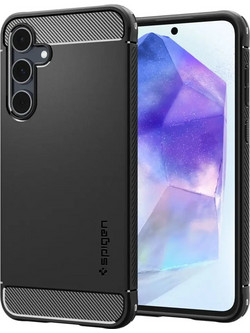 Spigen Rugged Armor Back Cover Matte Black (Samsung Galaxy A55)