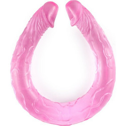 Kinksters Strangers Head Διπλό Dildo 43cm Ροζ