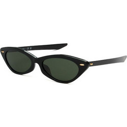 Tory Burch TY7197U 170971 Γυναικεία Γυαλιά Ηλίου Οβάλ Κοκάλινα Μαύρα με Μαύρο Polarized Φακό