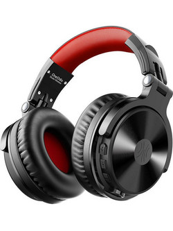 OneOdio Studio Pro M Ενσύρματα Ακουστικά Studio Over Ear Μαύρα Κόκκινα