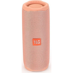 T&G TG-365 TG-365 Αδιάβροχο Ηχείο Bluetooth 10W με Ραδιόφωνο Ροζ