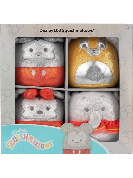 Jazwares Squishmallows Disney 100th 4-Pack 12cm