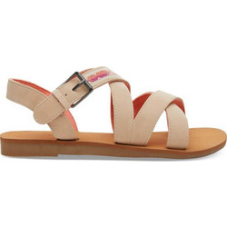Toms Παιδικά Πέδιλα για Κορίτσι Μπεζ 10013564