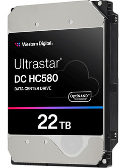 Western Digital Ultrastar DC HC580 22TB HDD Σκληρός Δίσκος 3.5" SATA 3 7200rpm με 512MB Cache