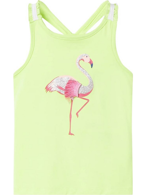 vidaXL Παιδικό T-Shirt Αμάνικο Lime 11151