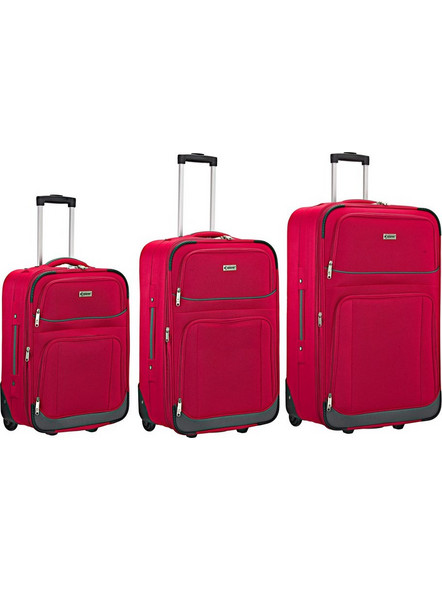 Xplorer 2915 Σετ Βαλίτσες 3τμχ Κόκκινες