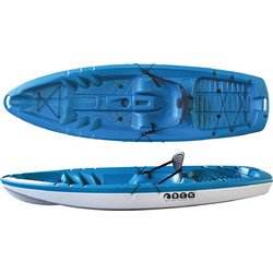 SCK Tipsy Πλαστικό Kayak 1 Ατόμου Μπλε Άσπρο 0201-25417