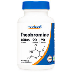 Nutricost Theobromine 400mg 90 Κάψουλες