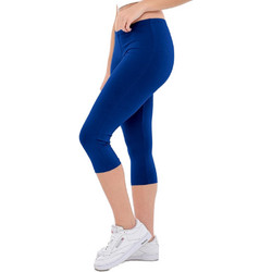 Bodymove Γυναικείο Κολάν Capri Ψηλόμεσο Βαμβακερό Royal Blue 36-13