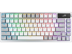 Asus ROG Azoth Ασύρματο Μηχανικό Gaming Πληκτρολόγιο TenKeyLess με ROG NX Red Διακόπτες RGB White