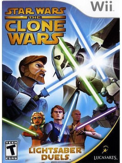 Star Wars Clone Wars Lightsaber Duels Used Wii