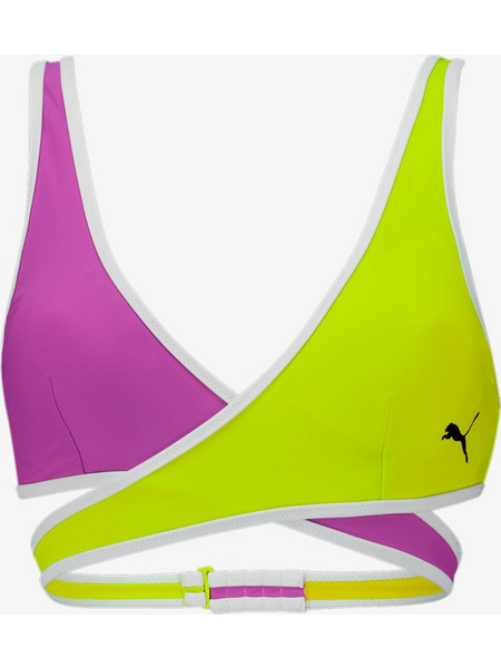 Puma Bikini Top Τριγωνάκι Lime Μωβ 938336-01