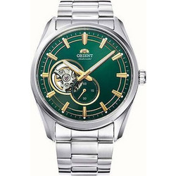 Orient Contemporary Ανδρικό Ρολόι Αυτόματο με Ασημί Μεταλλικό Μπρασελέ RA-AR0008E10B