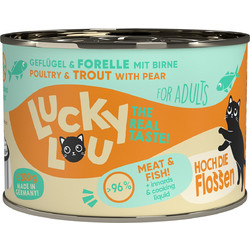 Lucky Lou LifeStage Adult with Poultry, Trout & Pear 200gr