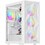 Genesis DIAXID 605 White Gaming Midi Tower Κουτί Υπολογιστή RGB με Πλαϊνό Παράθυρο