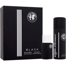 Alfa Romeo Black Eau de Toilette 15ml + Body Spray 150ml