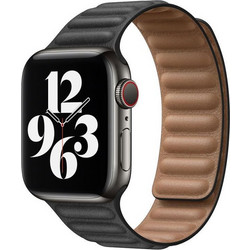 Devia Elegant Λουράκι Δερμάτινο Two Tone Black / Brown (Apple Watch 38 / 40 / 41mm)