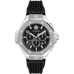 Philipp Plein Royal Ανδρικό Ρολόι Χρονογράφος με Μαύρο Καουτσούκ Λουράκι PWPRA0124 Philipp Plein Royal Ανδρικό Ρολόι Χρονογράφος με Μαύρο Καουτσούκ Λουράκι PWPRA0124