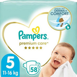 Pampers Premium Care Πάνες No5 11-16kg 58τμχ
