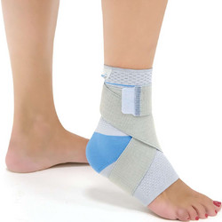 Vita Orthopaedics Αθλητική Επιστραγαλίδα Ελαστική με Ιμάντες Μπλε Γκρι 06-2-113