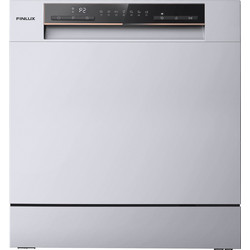 Finlux WQP8 Πλυντήριο Πιάτων Πάγκου για 8 Σερβίτσια 55cm Inox