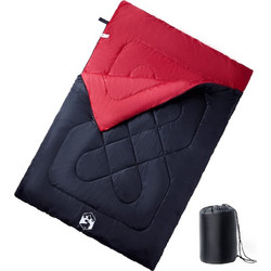 vidaXL Sleeping Bag Διπλό 3 Εποχών Κόκκινο 94450