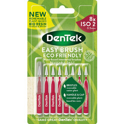 DenTek Μεσοδόντια Βουρτσάκια 0.5mm Φούξια 8τμχ