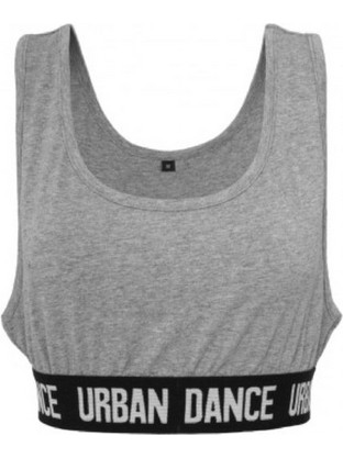 Urban Classics Αθλητικό Μπουστάκι με Μέτρια Στήριξη Γκρι UD060