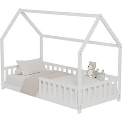 HomeMarkt Phyllis Παιδικό Κρεβάτι Σπιτάκι Τύπου Montessori Μονό για Στρώμα 90x190cm HM679.03
