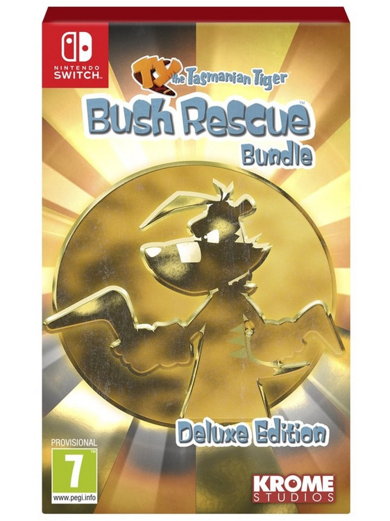 Ty The Tasmanian Tiger HD Bush Rescue Bundle Deluxe Edition Nintendo Switch