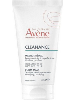 Avene Cleanance Detox Κρεμώδης Μάσκα Προσώπου με Άργιλο 50ml