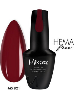 Mixcoco Ms-821 Ημιμόνιμο Βερνίκι Νυχιών 15ml