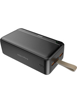 Kruger & Matz 80-0954 Power Bank 40000mAh με 2 Θύρες USB-A & Θύρα USB-C Power Delivery Black