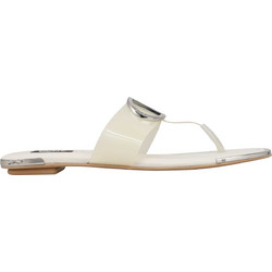 DKNY Halcott Δερμάτινα Γυναικεία Σανδάλια Εκρού K1154233-VAN