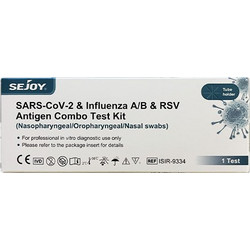 Sejoy Τεστ Αντιγόνου Covid-19 Γρίπης A/Β & RSV 1τμχ