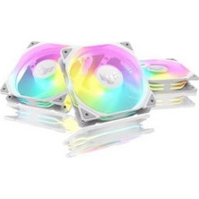 Asus TUF Gaming TR120 ARGB Reverse Case Fan 120mm με Σύνδεση 4-Pin PWM 3τμχ White