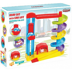 Pilsan Road Set With Car Lift Πίστα Αυτοκινήτων 07668