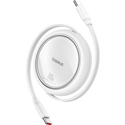 Baseus Free2Draw Retractable USB-C to USB-C 100W 1m White 6932172647520