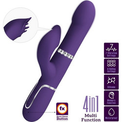Pretty Love Zalin Rabbit Vibrator Δονητής Rabbit Μωβ