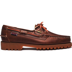 Sebago Waxy Ανδρικά Μοκασίνια Boat Shoes Δερμάτινα Καφέ L7002IL0-925R